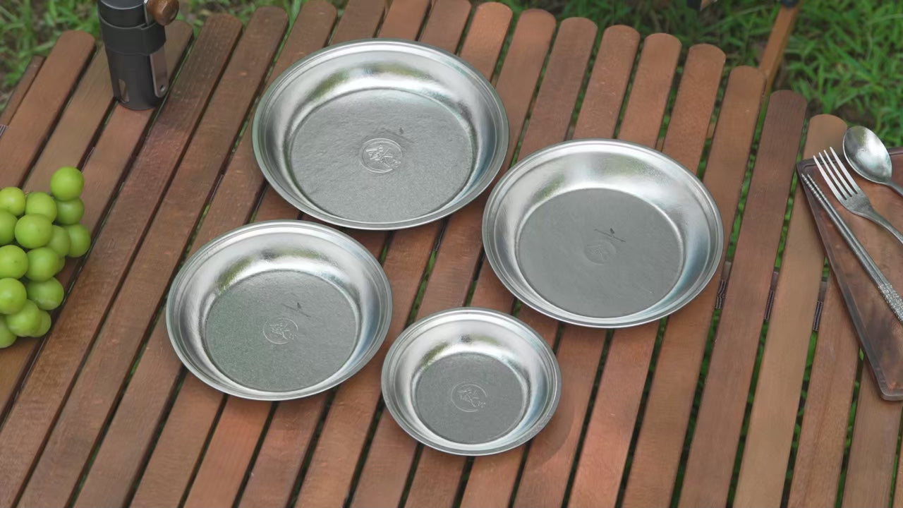 Titanium Camping Plate