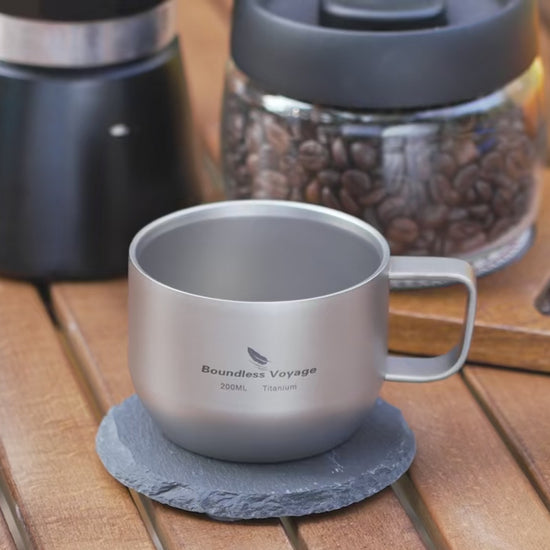 200ml Titanium Espresso Coffee Cup
