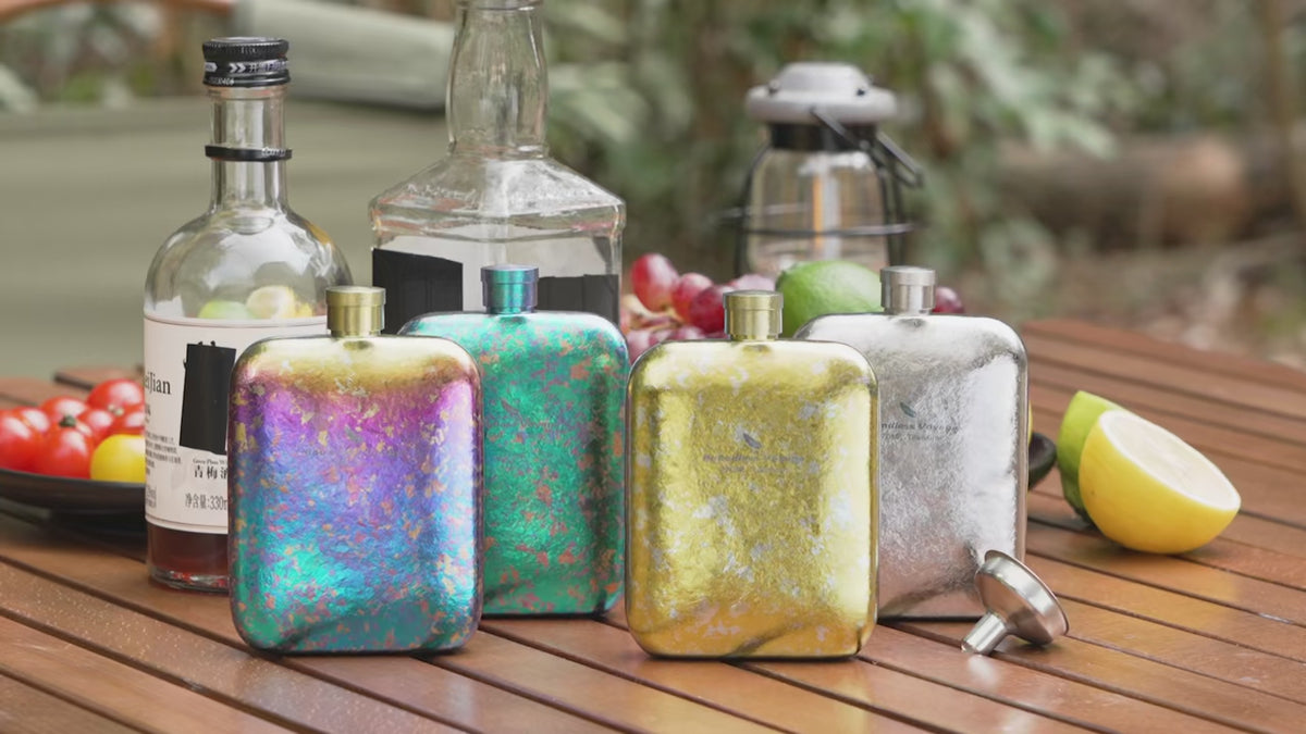 170ml Titanium Hip Flask
