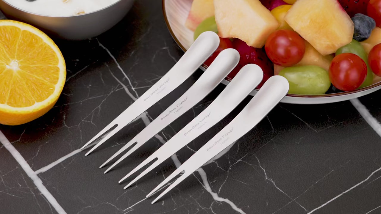 5-Pack Titanium Spork Set