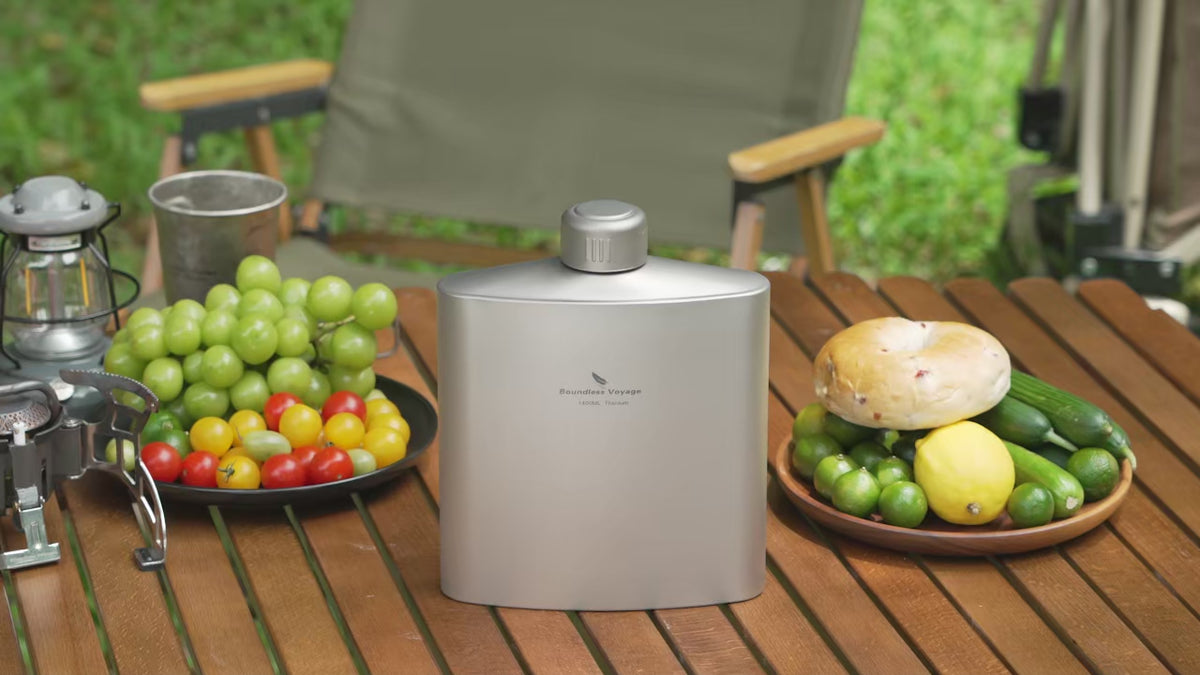 Titanium Flask 1.4L Water Bottle