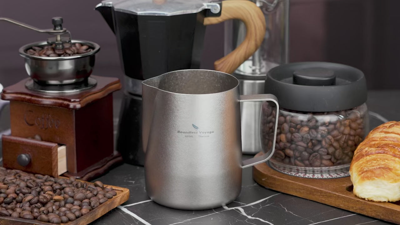 600ml Titanium Milk Frothing Pitcher