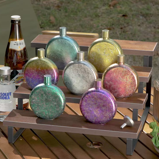 180ml Titanium Flask