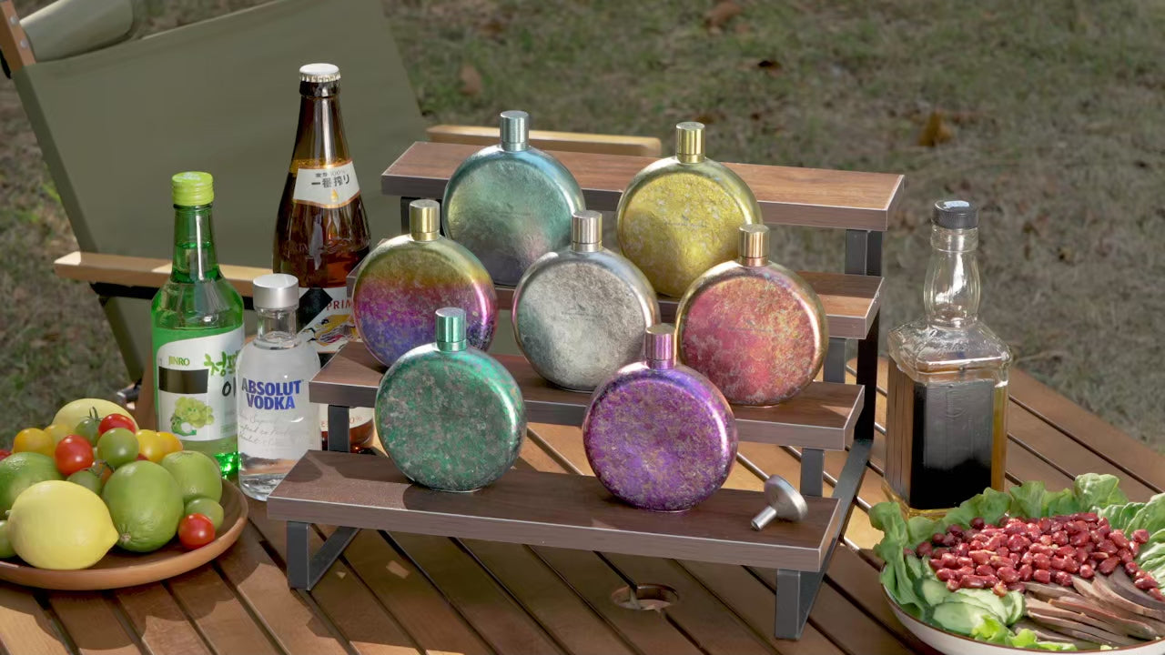 180ml Titanium Flask