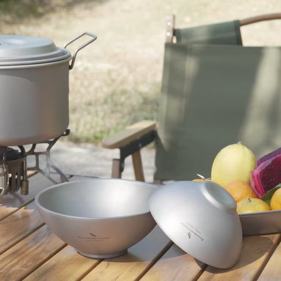 2-Piece Titanium Bowl Set