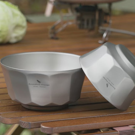 Double Walled Titanium Bowls