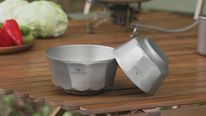 Double Walled Titanium Bowls