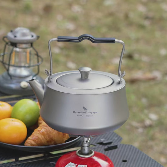 800ml Titanium Kettle with Infuser