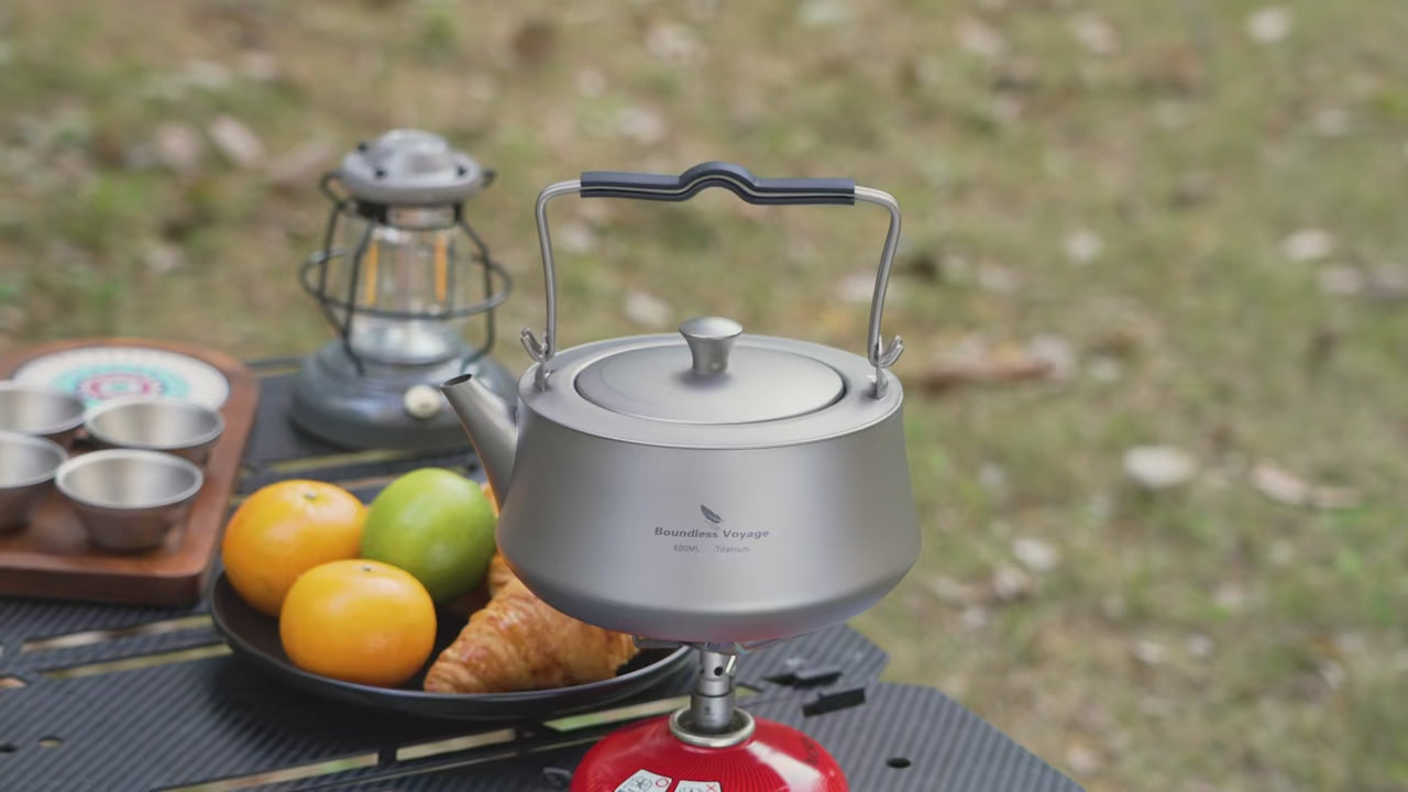 800ml Titanium Kettle with Infuser
