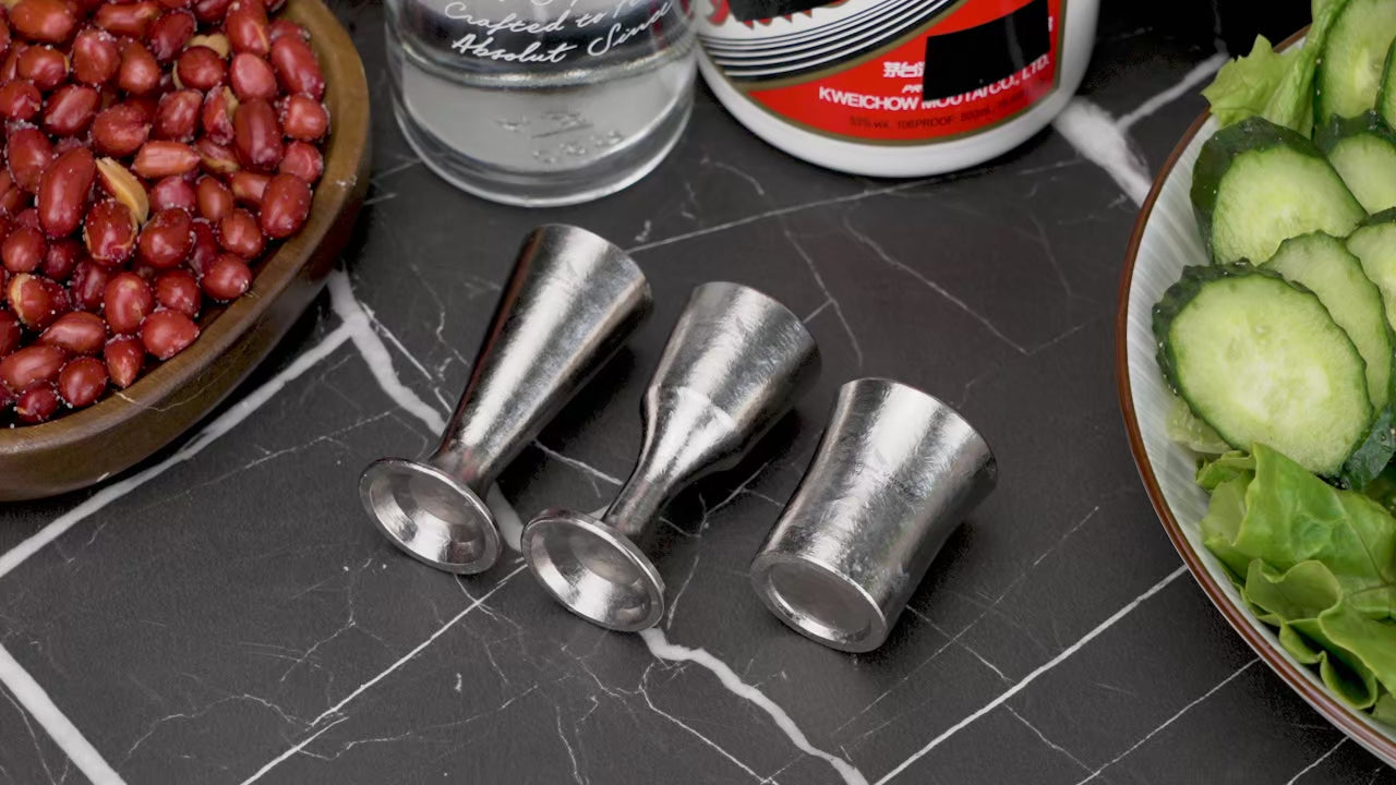  Titanium Mini Shot Glasses Cups