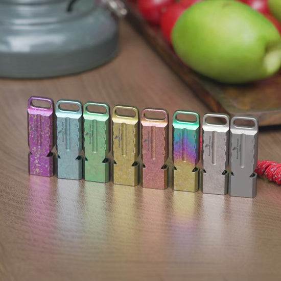 Titanium Whistle Dual Tube 120dB
