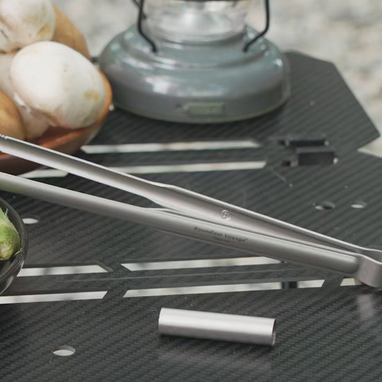 Titanium BBQ Tongs