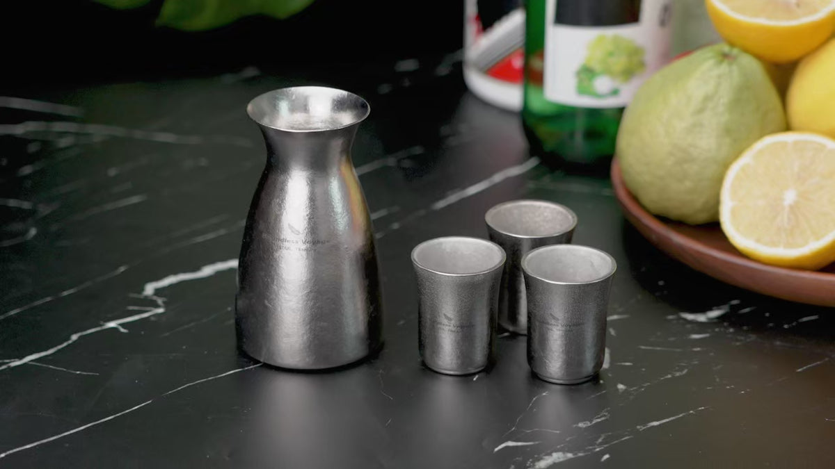 Boundless Voyage Titanium Sake Set 