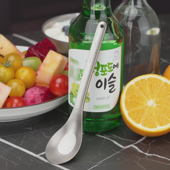 Titanium Spoon with Long Handle