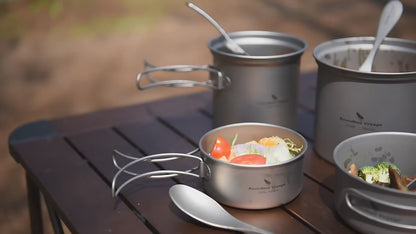 Titanium Pot Pan Set