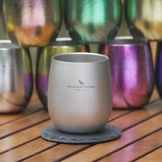 Pure Titanium Double-Walled Cup