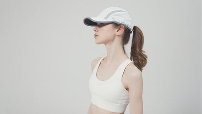 GADIEMKENSD Reflective Folding Outdoor Hat Unstructured Design UPF 50+ Sun Protection Sport Hats for Womens and Mens