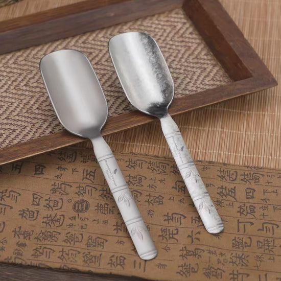 Titanium Tea Scoop Long Handle